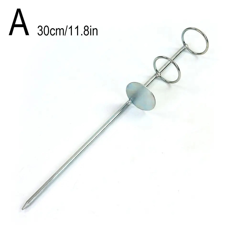 Sea Rod Holder Casting Rod Ground Plug 30/37/47cm Holder Simple Outdoor Fishing Rod Holder Double Circle Ground Plug Holder Oasis Select 11.8in