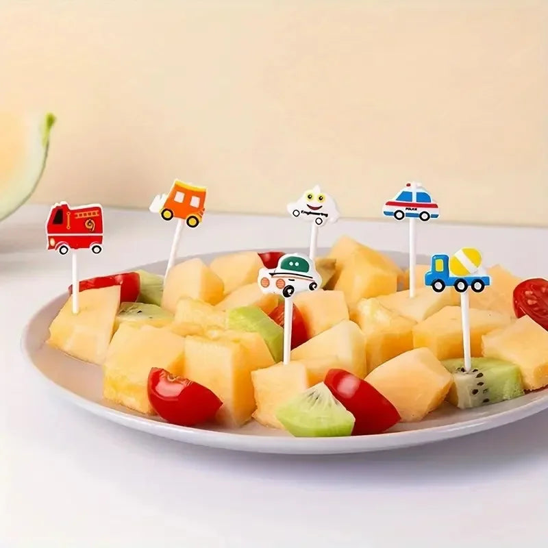 40 pcs Animal Fruit Food Picks, Bento Box Picks, Mini Cartoon Animal Food Toothpicks, Lunch Bento Forks Picks for Kids Oasis Select