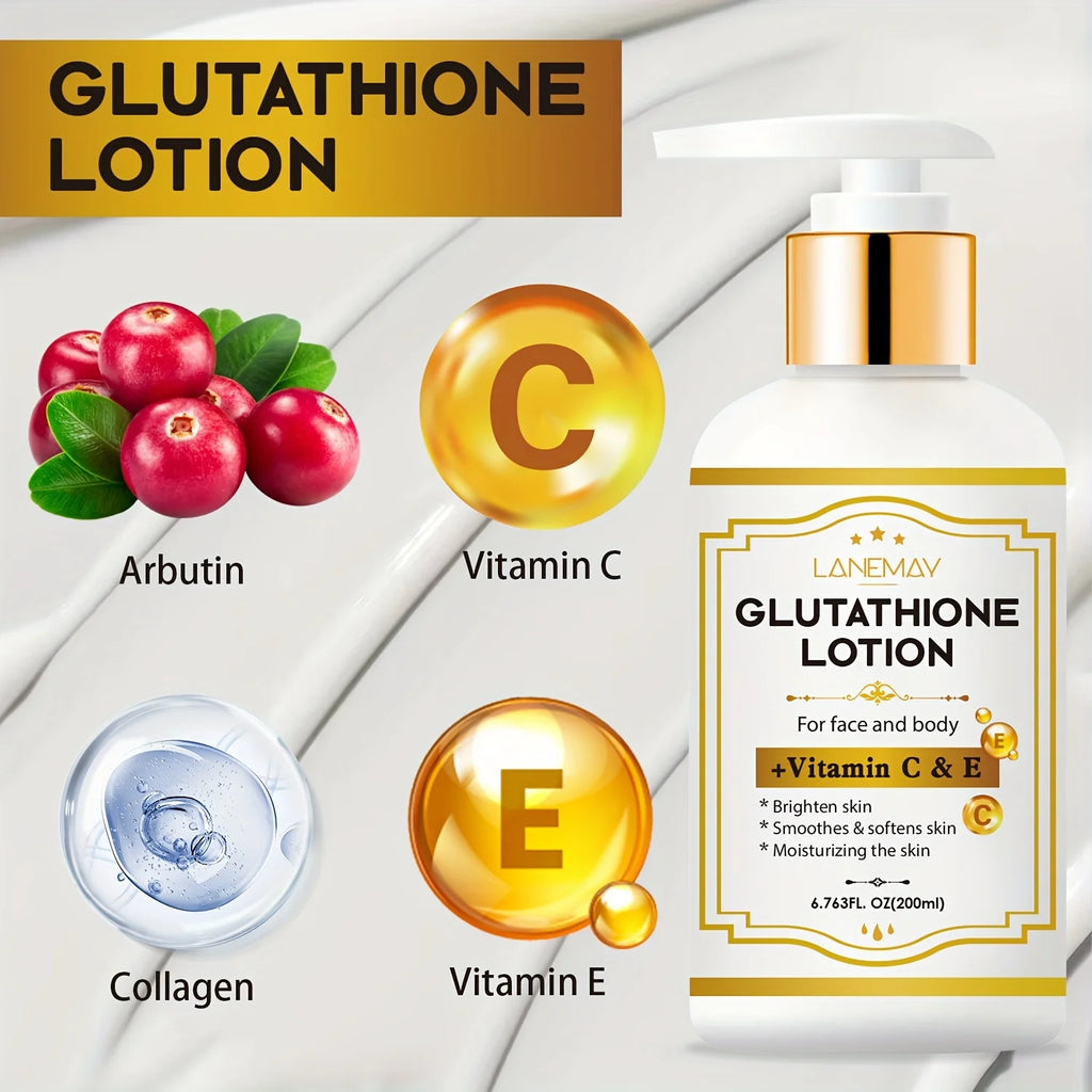 Glutathione Lotion Vitamin C & E – Brightening Body Moisturizer