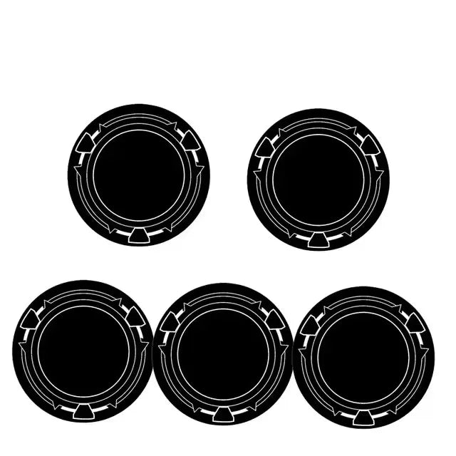 2024 New 6cm Metal Plate Ring For Magsafe Magnetic Car IPad Holder Radiator Iron Sheet Sticker For IPad / Tablet PC Oasis Select 5 PCS