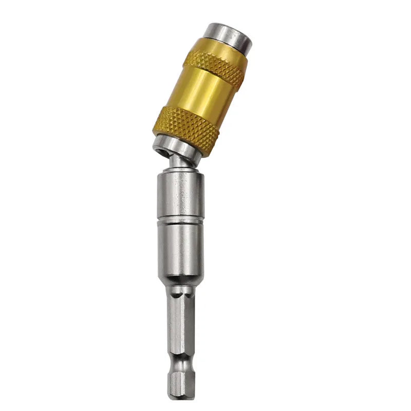 1/4"Hex Magnetic Pivoting Drill Bit Quick Change Drive Guide Drill Pivoting Bit Holder for Tight Spaces Magnetic Bit Tip Holder Oasis Select Yellow-1pc