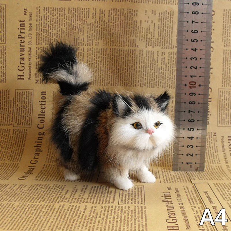 Realistic Simulation Cat Plush Toy – Soft Stuffed Kitten Gift Stuffed Plush Toy Oasis Select