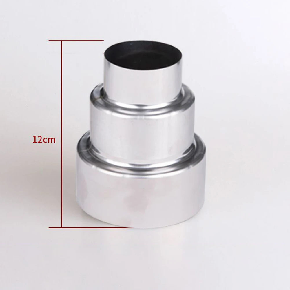 Stainless Steel Flue Exhaust Pipe Reducing Joint Chimney Adaptor Stove Pipe Universal Household Ventilation Multiple Sizes Oasis Select 100mm 60mm