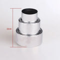 Stainless Steel Flue Exhaust Pipe Reducing Joint Chimney Adaptor Stove Pipe Universal Household Ventilation Multiple Sizes Oasis Select 100mm 60mm
