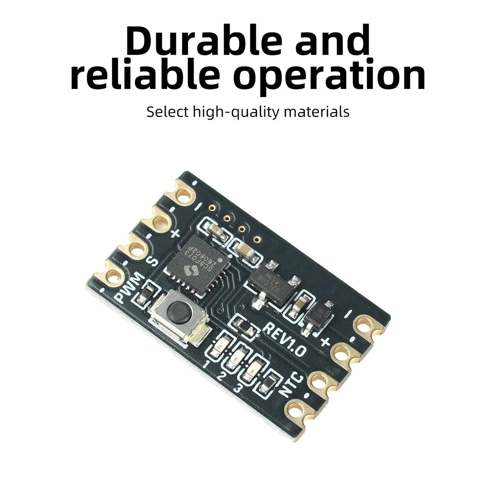 Mini 4-Pin PWM Fan Speed Controller 5-15V Intelligent Temperature Control Module with NTC Probe for 5V 12V 4-Wire PC Cooling Fan Oasis Select