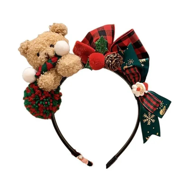 Reindeer Antler Headband with Bells | Christmas Party Accessory Holiday Party Headband Oasis Select