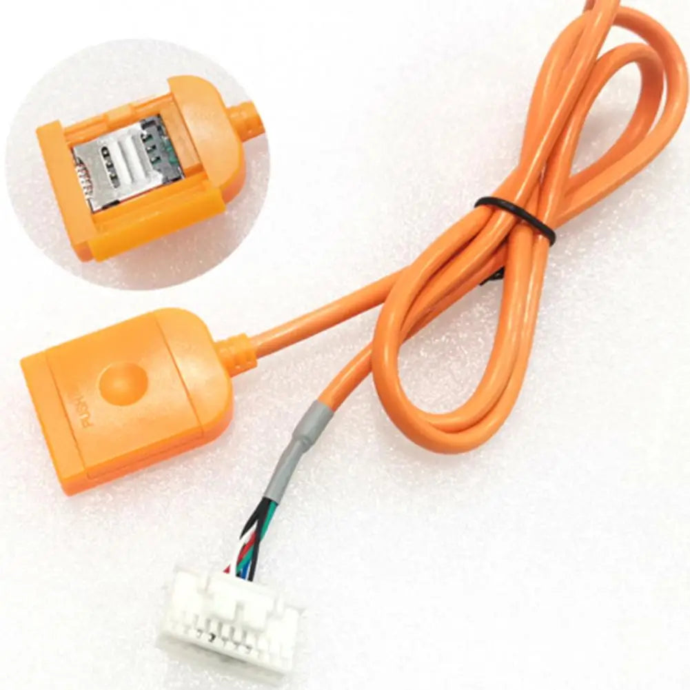 48.5cm Sim Card Slot Adapter For Android Radio Multimedia Gps 4G 20pin Cable Connector Car Accsesories Wires Replancement Part Oasis Select