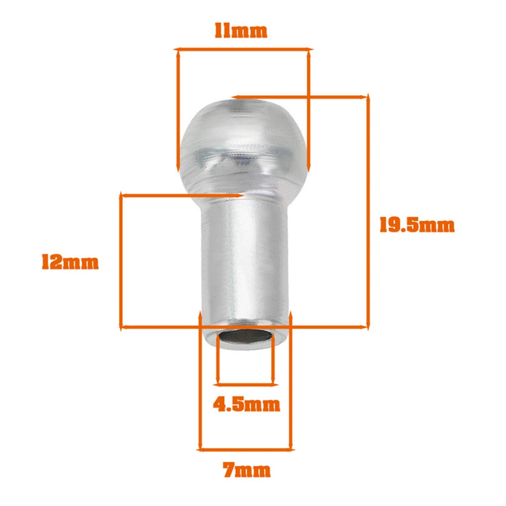 Cable Ball Stopper Gym Cable Terminals Protect Equipment Cables Reduce Tension Effectively 5mm For Diameter 5mm 0.20inch Cable Oasis Select 11x4.5x19.5mm