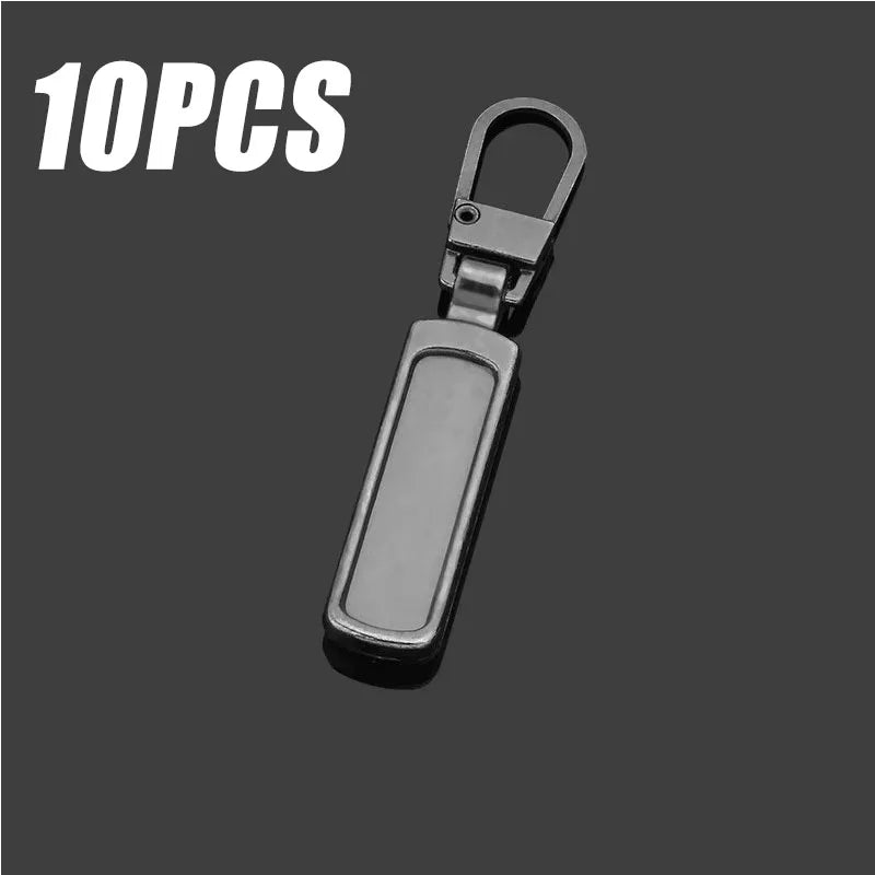 5/25pcs Detachable Metal Zipper Pullers for Zipper Sliders Head Zippers Repair Kits Zipper Pull Tab DIY Sewing Bags Down Jacket Oasis Select 10PCS Gun