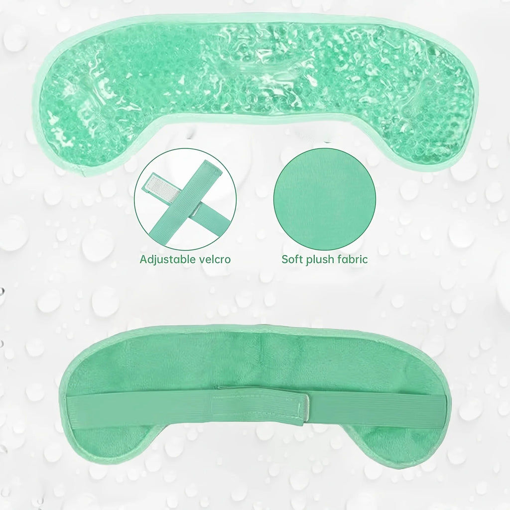 Reusable Gel Hat Type Ice Mask, Face Cold Compress Cooling Gel Headband Products, Physical Ice Massage Pillow Gel Oasis Select