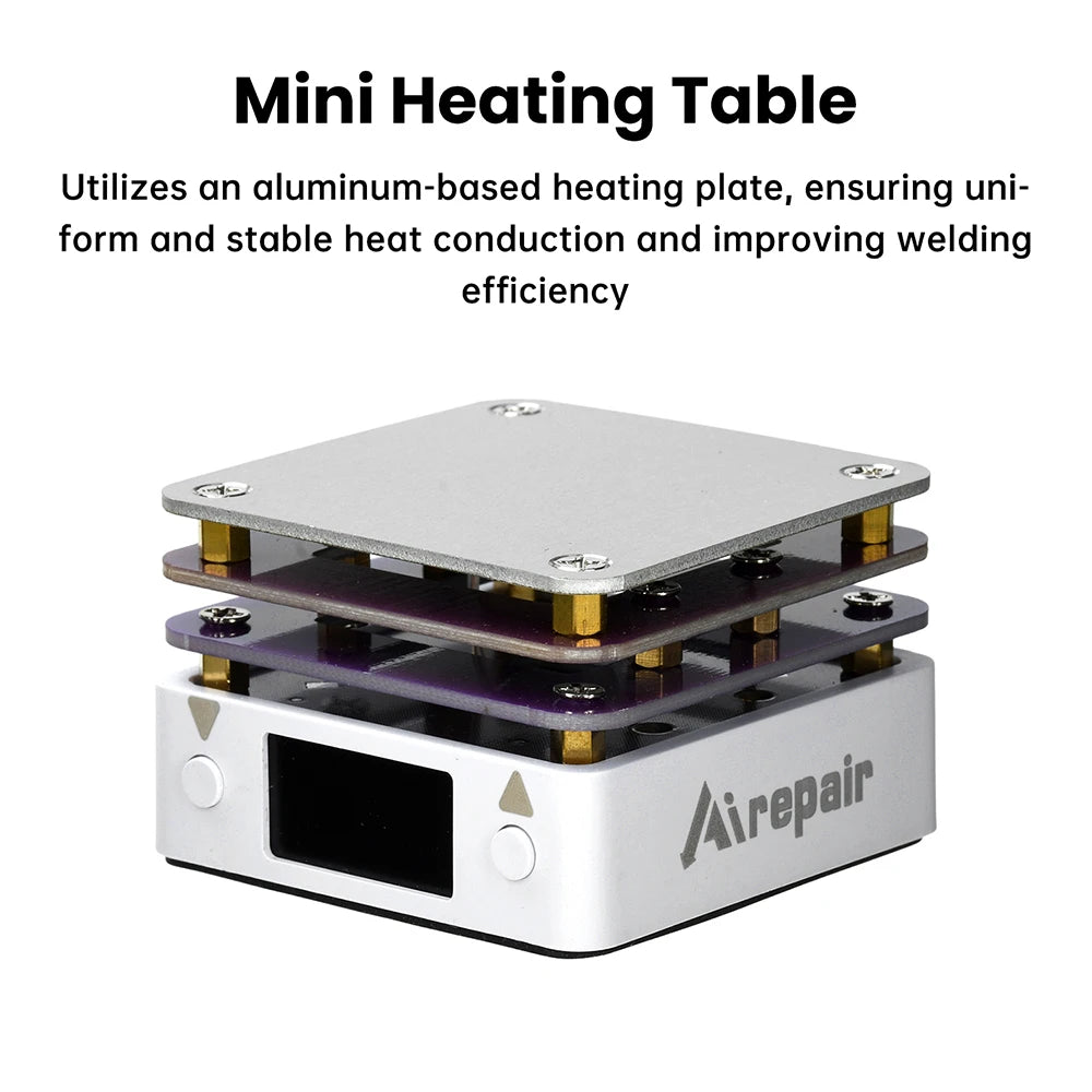 PD65W Mini Hot Plate Digital Soldering Preheating Rework Station PCB SMD Board Surface Mount Preheating Welding Repair Tools Oasis Select