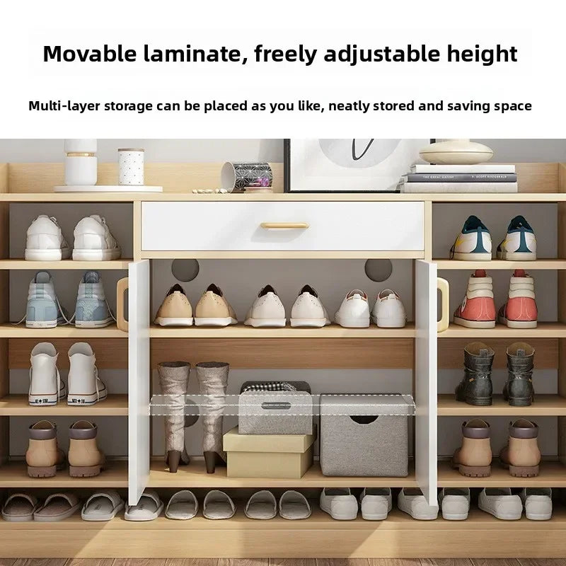 Multi-functional Household GoodsHousehold Shoe Rack Large Capacity Multi-layer Storage Locker Dust Shoe Cabinet Oasis Select