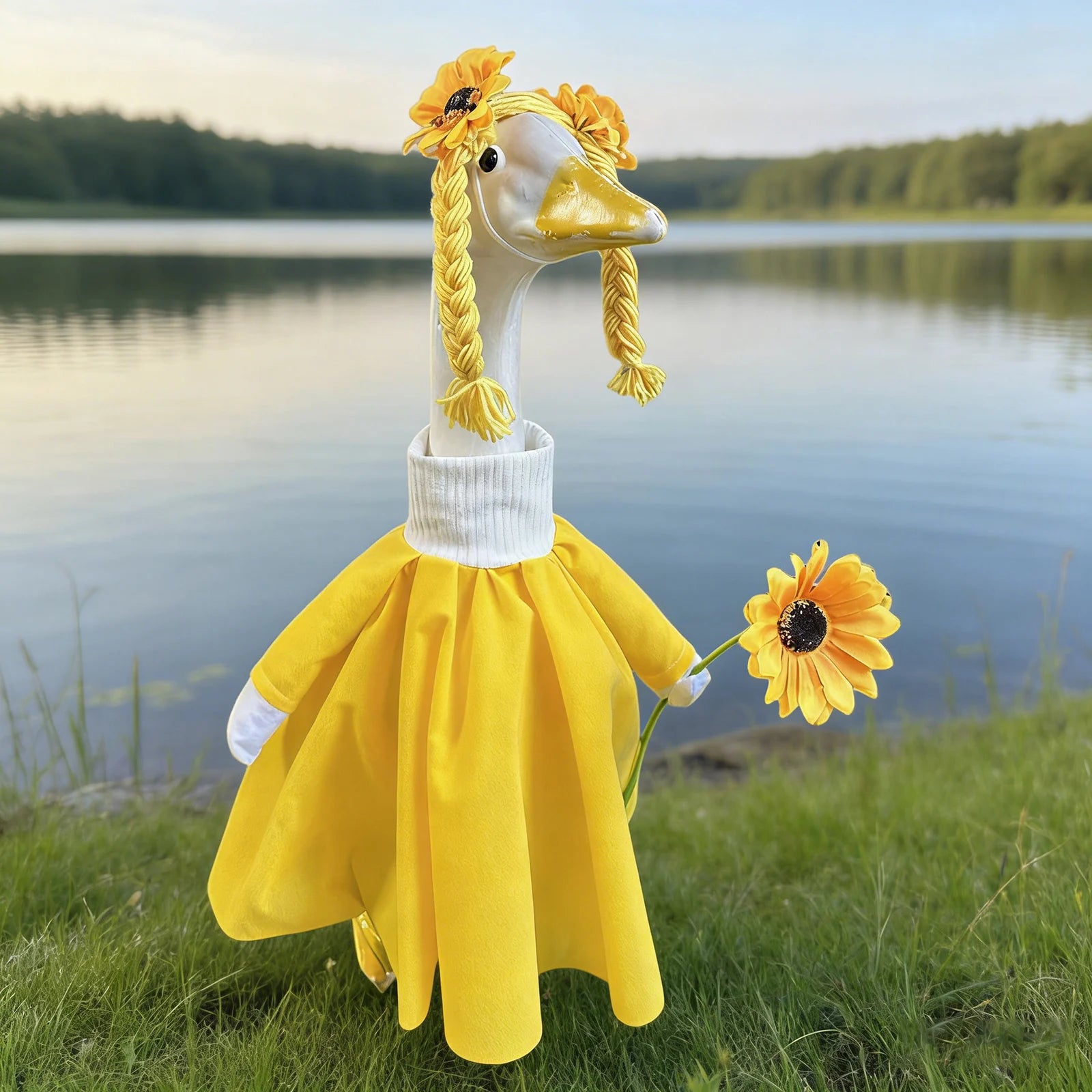 Porch Goose Bathrobe Costume – Cute Funny Goose Outfit Goose Statue Costume Oasis Select G One Size