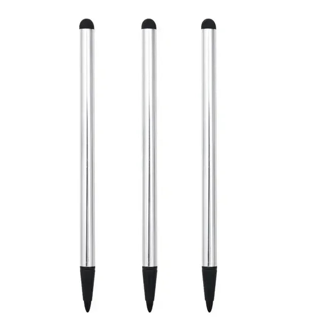 1-6PCS Universal Dual Use Screen Pen For Ipad Stylus For Lenovo Android Tablet Phone Stylus For Xiaomi For Samsung Capacitance Oasis Select Silver 3PCS