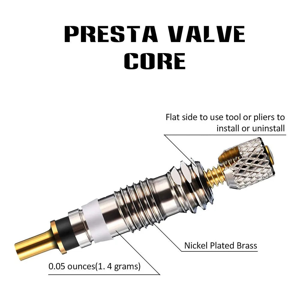 2/6/112pcs Bicycle Valve Core Stem Presta Style Tyre Valve Core For Tubeless Road Bike Mtb Bike Fren For Bicycle Mtb/road Bike Oasis Select