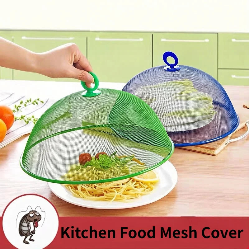 Kitchen Food Mesh Cover - Anti-fly Mosquito Umbrella Tent, Breathable Vegetable Fruit Food Protector Dish Cover for Picnic Table Oasis Select