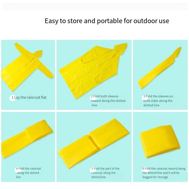 EVA High-quality unisex thickened waterproof men's camping raincoat and rain boots set (single piece) made of EVA material. Oasis Select