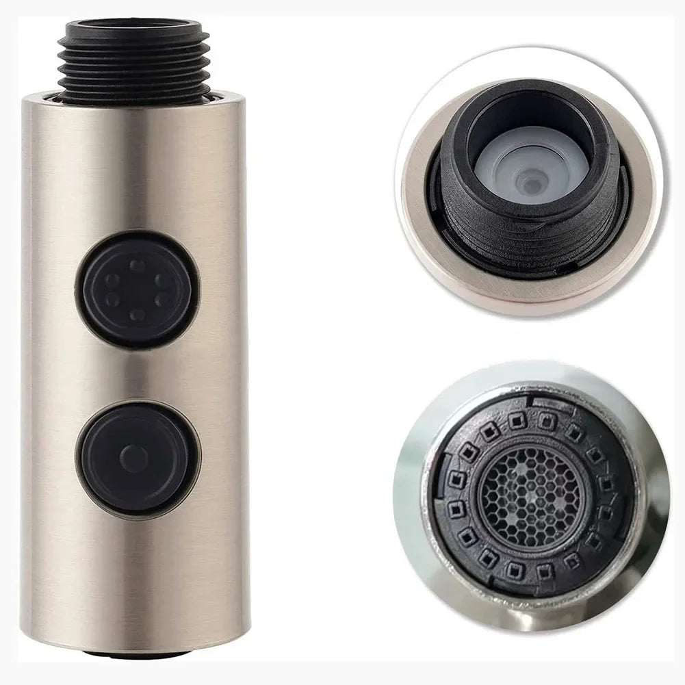 Nozzle Pull-out Nozzle Brushed Electroplating Hose Sink Tap Sprayer Pull Out Spray Shower Head Home Improvement Oasis Select Brushed China Mainland