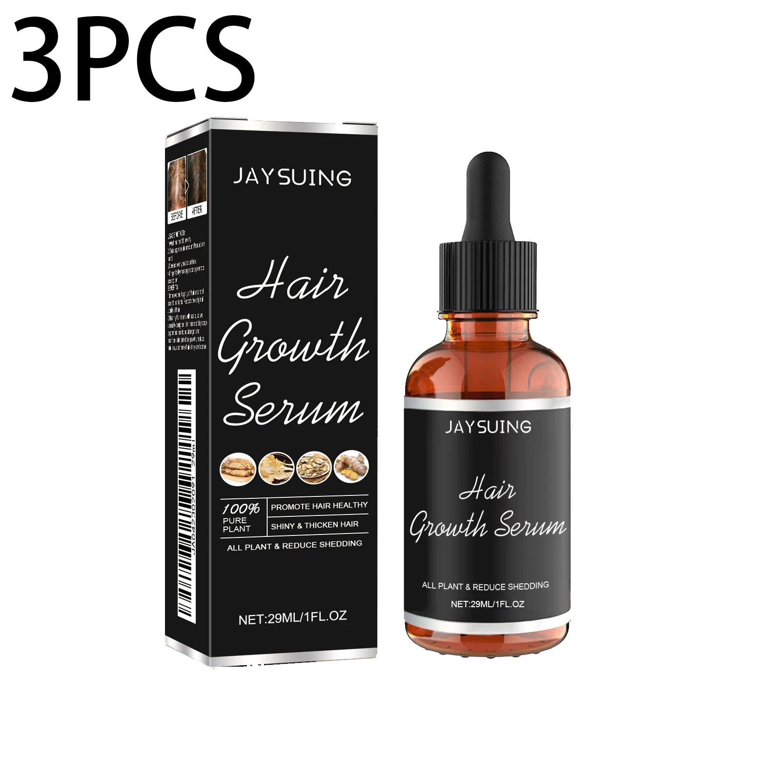 Jaysuing Hair Loss Reducing Essence – Nourishing Scalp Oil Hair Loss Serum Oasis Select 87ml boxed