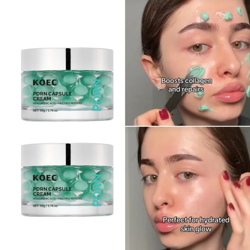 PDRN Multi Peptides Capsule Cream Boost Collagen Deep Nourishing Hydrating Rejuvenating Face Cream For All Skin Types Oasis Select