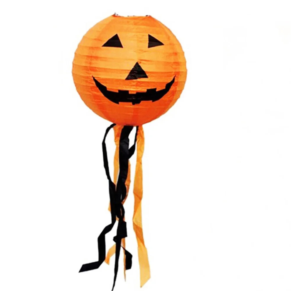 Halloween Paper Lanterns Halloween Party Decoration Pumpkin Lantern Spider Bat Skeleton Lantern for Home Outdoor Party Decor 8in Oasis Select A