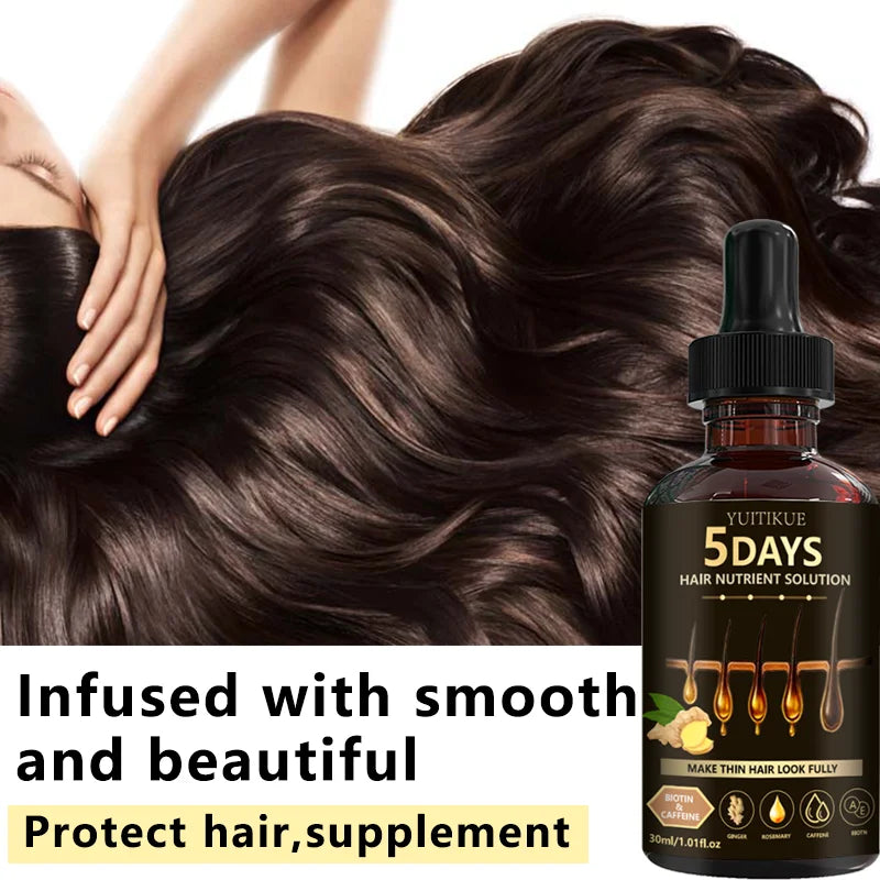 YUITIKUE Hair Nutrient Serum – Rosemary, Ginger & Caffeine