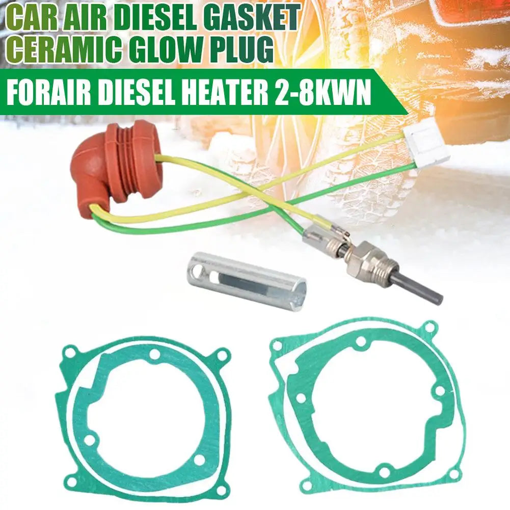 12V 2KW-8KW Car Air Parking Heater Gasket Ceramic Pin Glow Plug Repair Kit For Webasto Eberspacher Airtronic D2/D4/D4S Heaters ﻿ Oasis Select