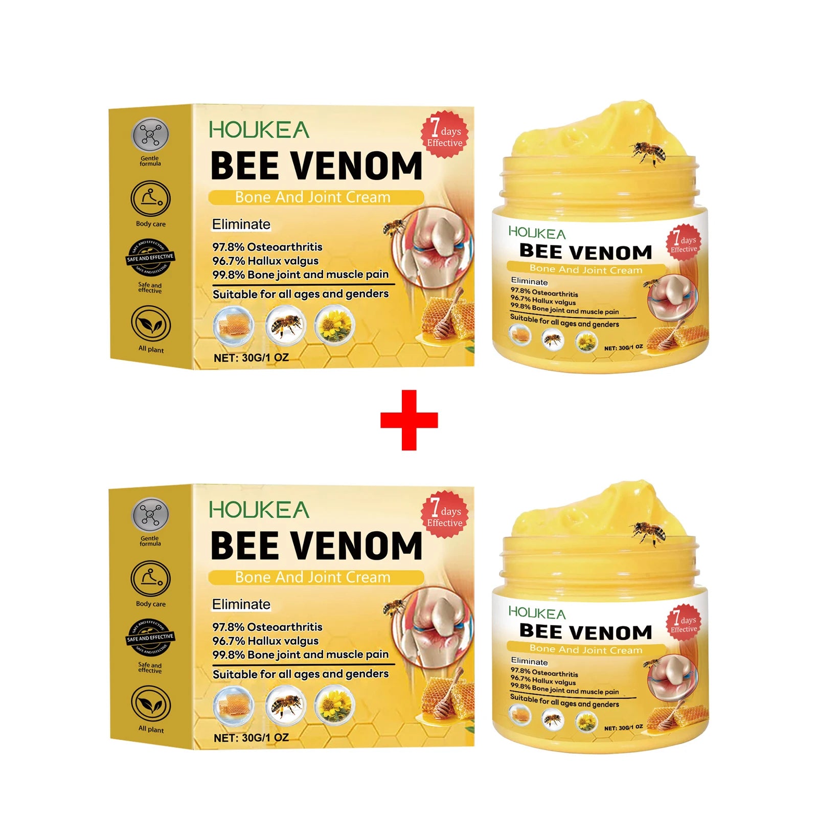 Bee Venom Bone & Joint Care Cream | Moisturizing Body Cream 30g
