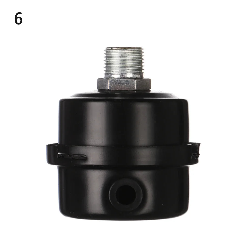 12.5mm 16mm 20mm Air Filter Air Compressor Spare Parts Metal Intake Filter Squelch Muffler 1/2 '' 5/8 "3/4 '' Thread M12 Oasis Select 16mm