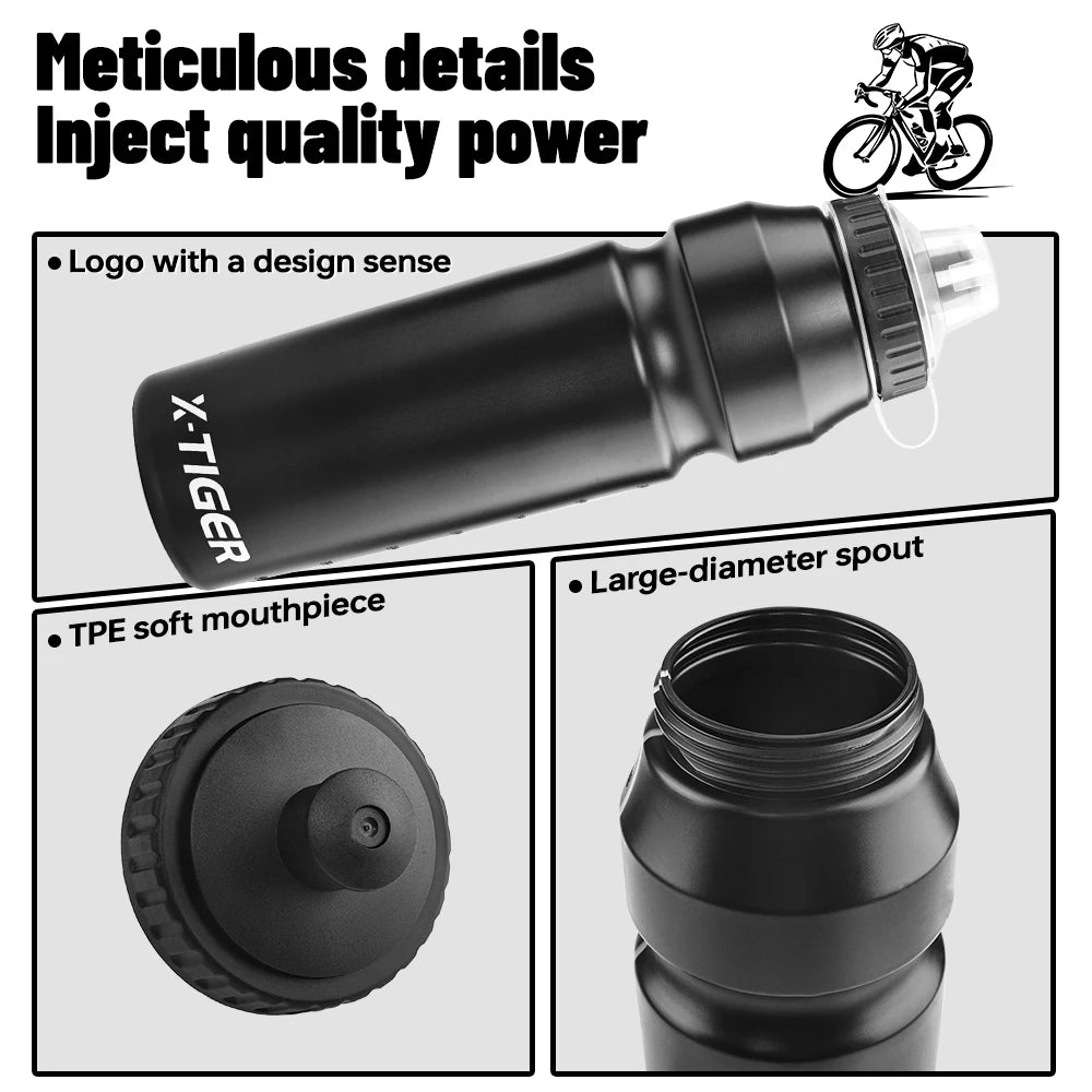 X-TIGER Cycling Water Bottle 1000ML Large Capacity Outdoor Sports Camping Hiking PortableTest MTB Road Bike Bicycle Water Kettle Oasis Select