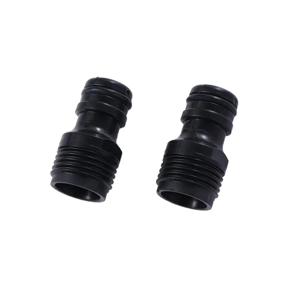 2PC Easy to Use Home Garden Plastic Yard Water Hose Tap Adaptor Water Hose Pipe Connector Garden Tool Garden Irrigation System Oasis Select