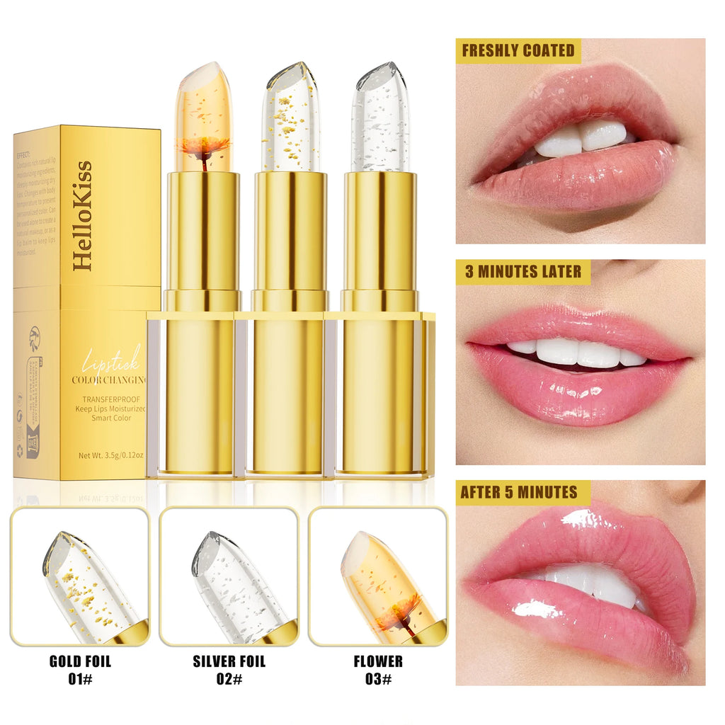 HelloKiss Crystal Color-Changing Petal Lipstick | Long-Lasting