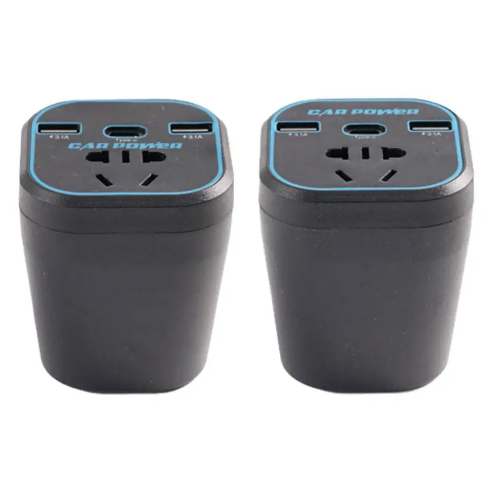 200W Car Power Inverter 12V/24V to 110–220V with USB-C Fast Charge Car Power Inverter Oasis Select