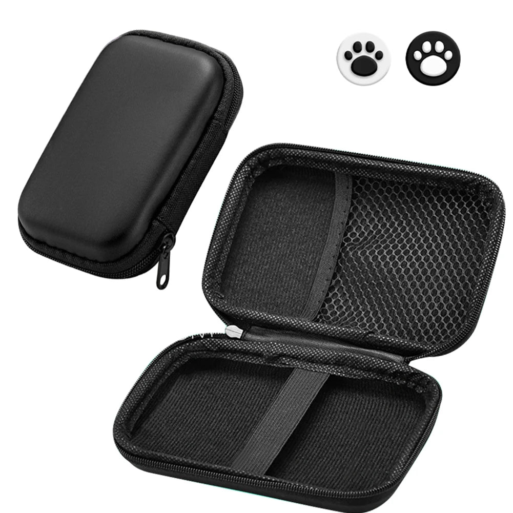 EVA Hard Case for Miyoo Mini Plus & ANBERNIC RG35XX + Joystick Caps Game Console Case Oasis Select