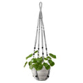 Tray Boho Cotton Rope Hanger Flower Pot Gardening Handmade Plant Hanger Creativity DIY Tassel Hanging Basket Home Oasis Select Style H