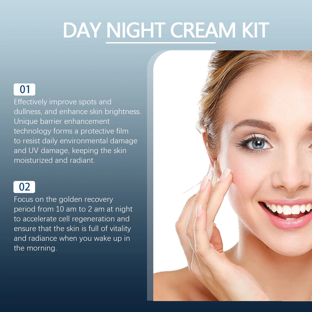 Jaysuing Day & Night Face Cream Set – Brighten, Firm & Hydrate Day & Night Face Cream Oasis Select