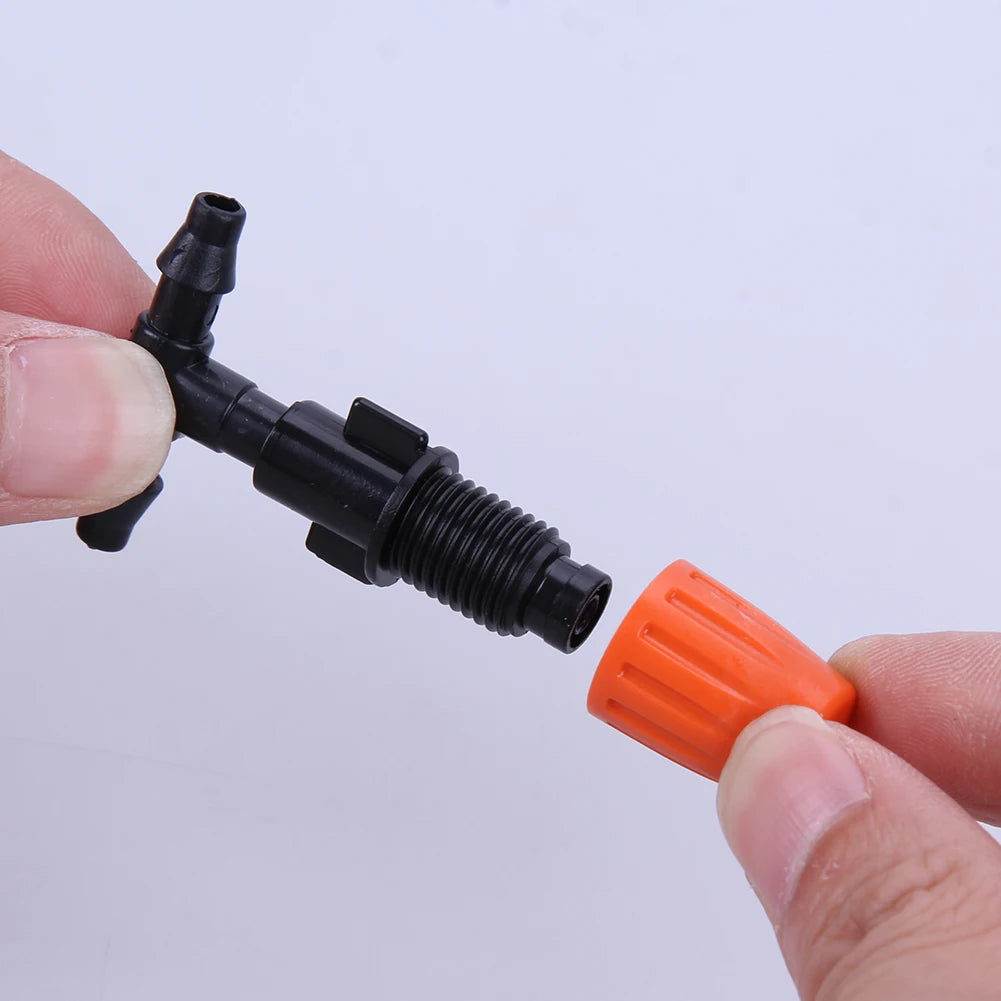 10-Pack Misting Nozzles & Tee Connectors – Drip Irrigation Kit Drip Irrigation Nozzles Oasis Select