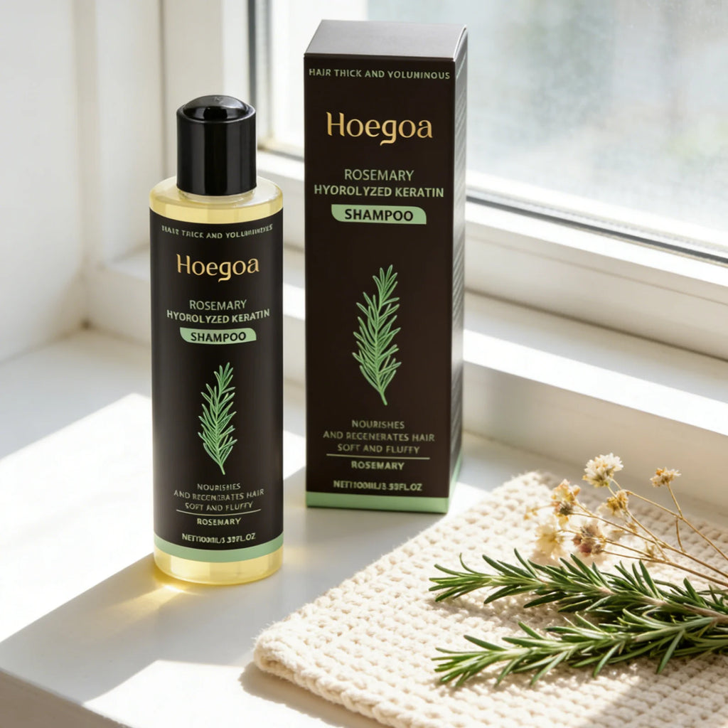 Hoegoa Rosemary Keratin Shampoo – Anti-Frizz & Hair Repair Keratin Hair Shampoo Oasis Select