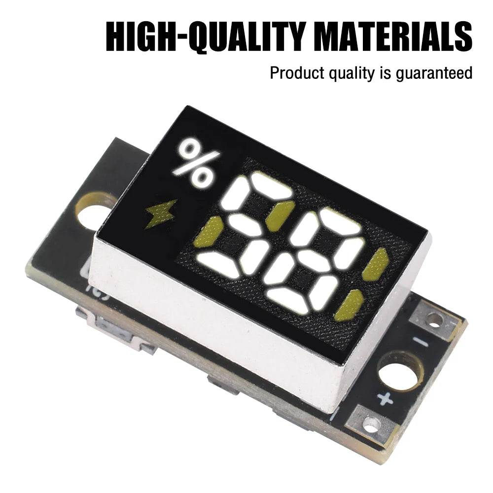 1S-4S 3.2V LiFePO4 Battery Power Display Module 3-12.8V Digital Percentage Indicator Board Battery Capacity Indicator Module Oasis Select