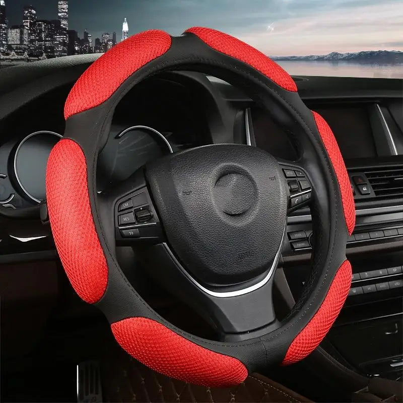 Steering Wheel Cover Suitable For 38cm Diameter Car Accessories Interior Steering Wheel Protective Decoration Universal Oasis Select