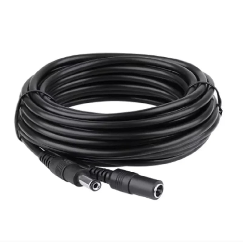 5m 3m DC 12V Extension Power Cable DC 2.1mm*5.5mm Male To Female Jack Connector Power Plug Cable Wire For LED Light CCTV Camera Oasis Select
