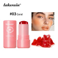 Milk Jelly Tint Stick Water Jelly Lip Gloss Sheer Cheek Stain Cooling Feel Natural Tint Multi Use Makeup Oasis Select Berry