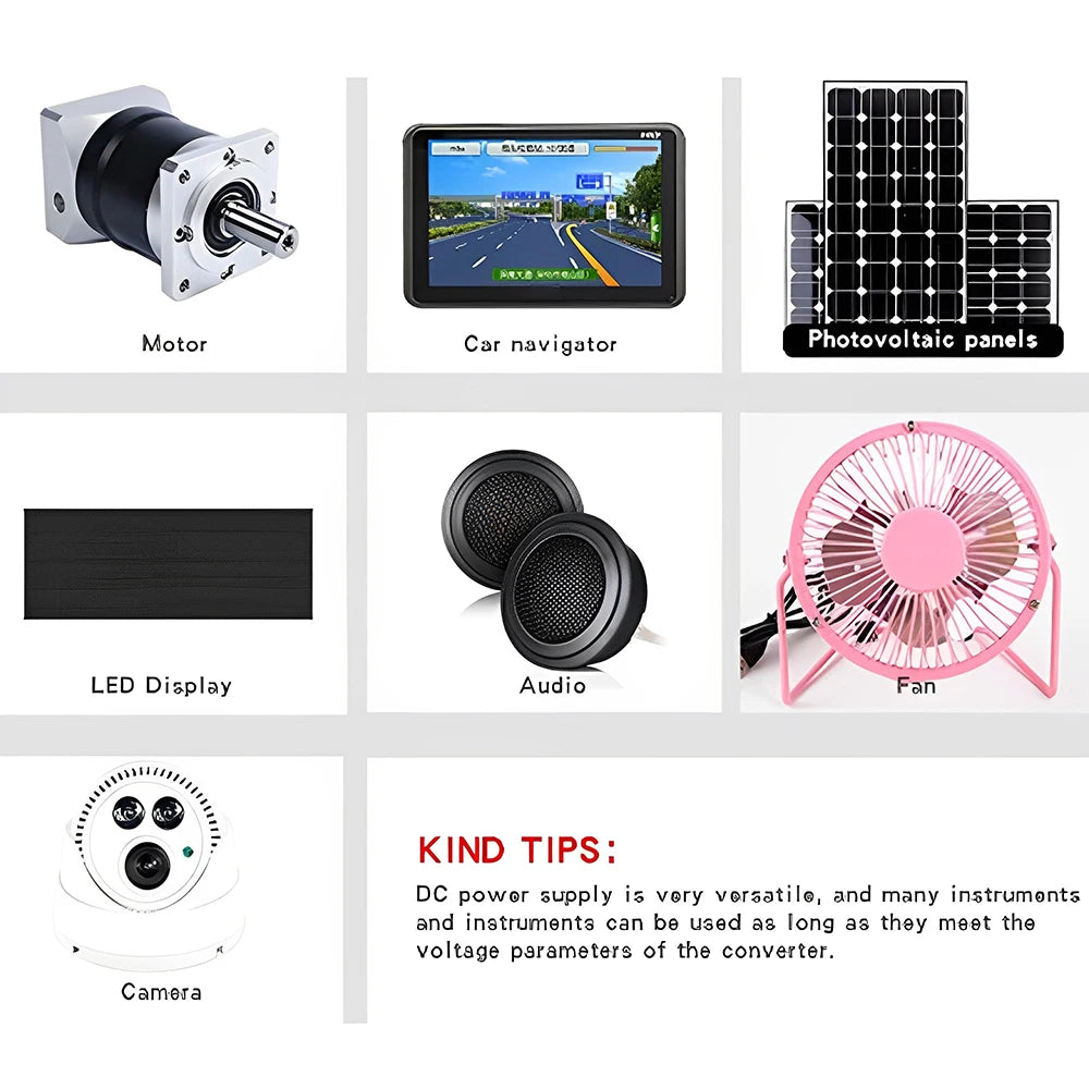 DC Step Down Converter 12V to 3.3V-9V 2.5A Waterproof Auto Protection Vehicular Car Power LED Current Stabilizer DC DC Converter Oasis Select