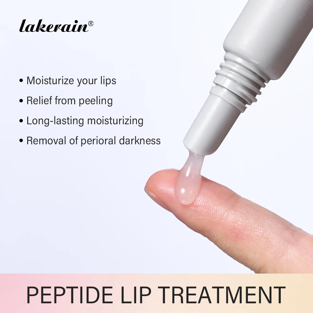 Moisturizing Lip Balm Nourishes Peptide Moisturizes Lightened Remove Dead Skin Lip Lines Anti-chapping Caramel Lip Care Gel Oasis Select