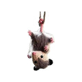 Handmade Crochet Opossum Car Mirror Pendant | Cute Possum Charm