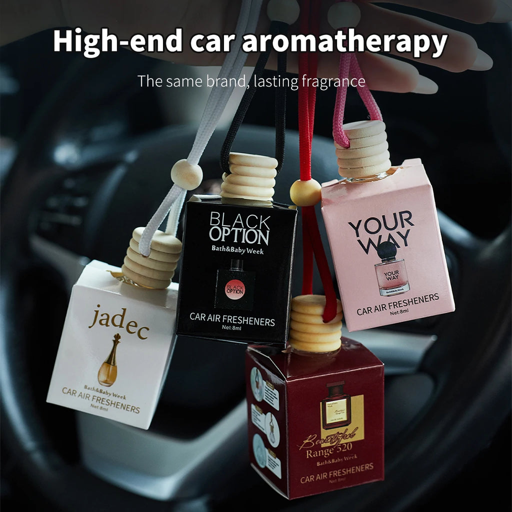 FORMBO 4-Pack Car Air Freshener – Long-Lasting Liquid Scent Car Air Freshener Oasis Select