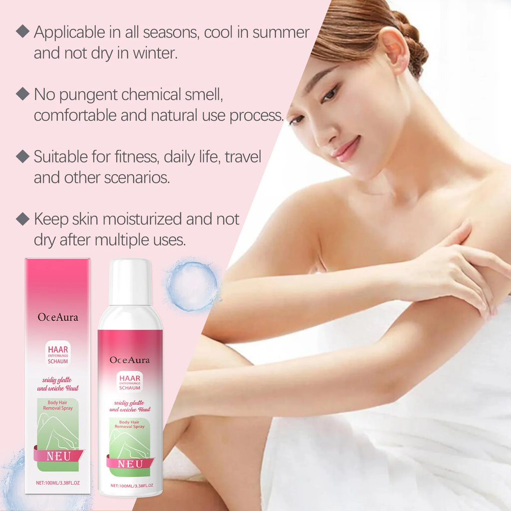 Body Hair Removal Spray – Gentle, Non-Irritating Formula Hair Removal Spray Oasis Select