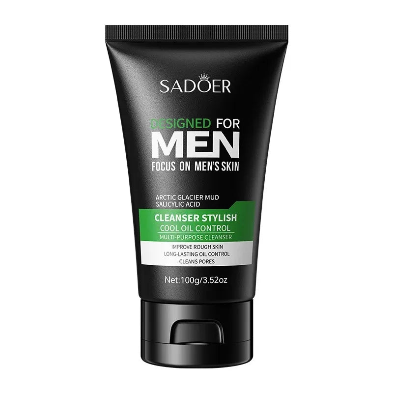 SADOER Men's Deep Cleansing Facial Cleanser Oil Control 100g Men's Facial Cleanser Oasis Select 1 100g