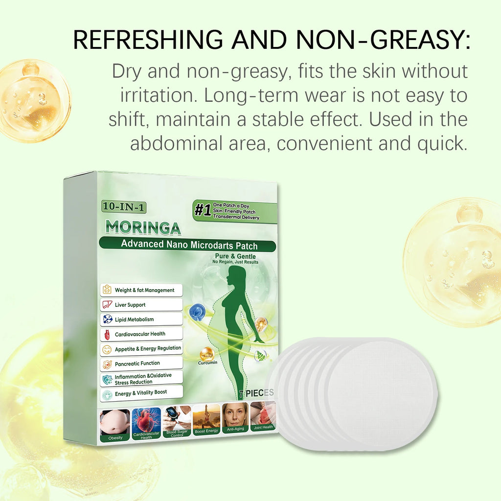 Moringa Microneedle 10-In-1 Patch Show Graceful Lines And Protect The Skin All Over The Body For Daily Personal Care Oasis Select