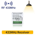 16A Smart Light Switches RF 433 Mhz Remote Control Relay DIY Home Automation Wireless Module 2 Way Control Breaker for Lamp LED Oasis Select RF 433MHz